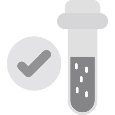 kan testi simgesi, vektör illüstrasyonu