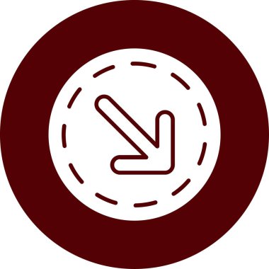 ok simgesinin vektör illüstrasyonu