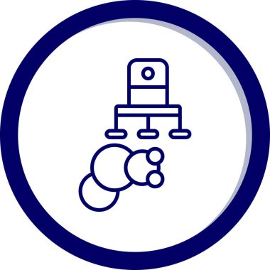 Modern b 'nin vektör illüstrasyonu eksik simgesi