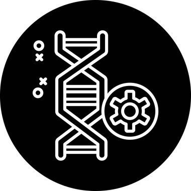 vektör DNA simgesi illüstrasyonu