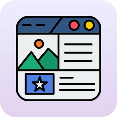 Harita navigasyon vektör simgesi