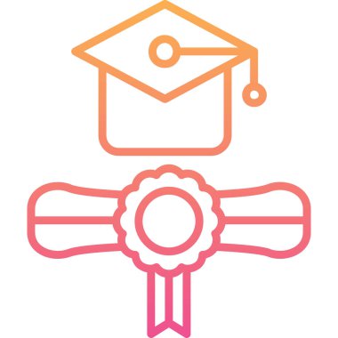 Madalya. Web simgesi basit illüstrasyon