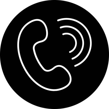 Vektör telefon simgesi illüstrasyonu