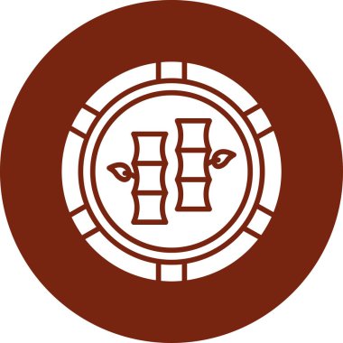 Bir saat simgesinin vektör illüstrasyonu