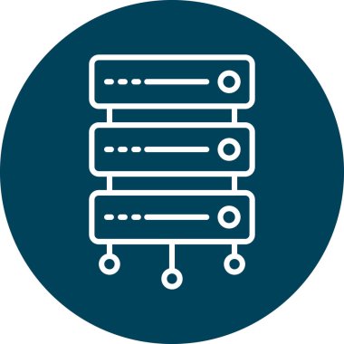 veri ağ simgesi vektör illüstrasyonu