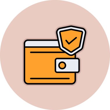 Bir pano simgesinin vektör illüstrasyonu