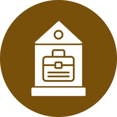 Modern yapı simgesinin vektör illüstrasyonu