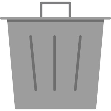 Çöp kutusu vektör simgesi