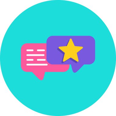 İleti simgesi, satır biçimi olan konuşma kabarcığı