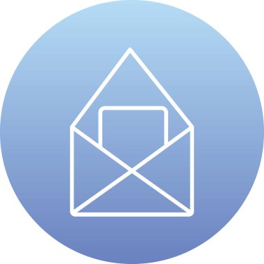 e- posta simgesi, vektör illüstrasyonu