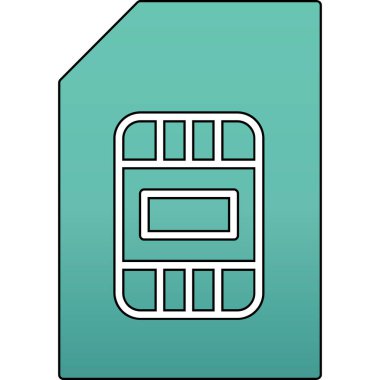 veri merkezi sunucu vektör simgesi