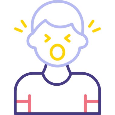 avatar. Web simgesi basit illüstrasyon