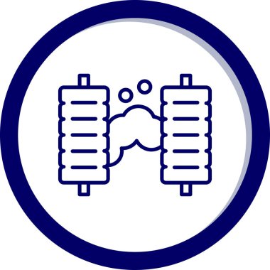 Pil. Web simgesi basit illüstrasyon