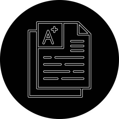 Belgenin vektör illüstrasyonu