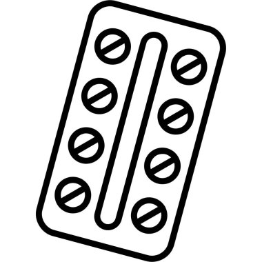 Haplar. Web simgesi basit illüstrasyon