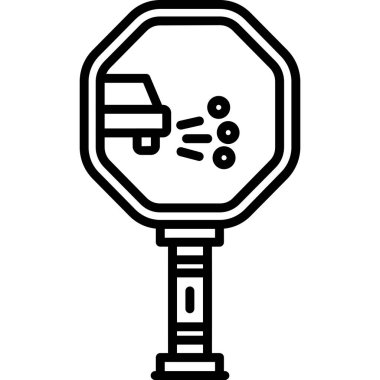 Araba anahtar simgesi. Anahat araba anahtar vektör simgesi beyaz arka plan üzerinde izole web tasarımı için