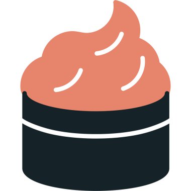 Mumlu bir kekin vektör çizimi