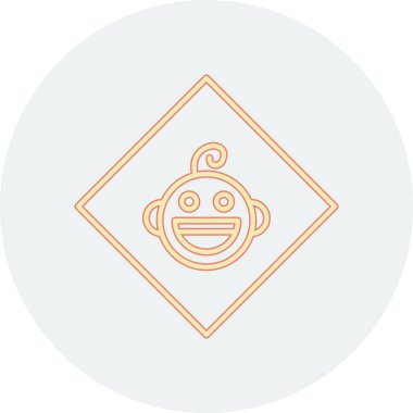 Bir simgenin vektör illüstrasyonu