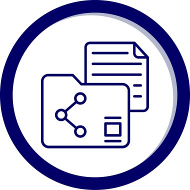 Dosya. Web simgesi basit illüstrasyon