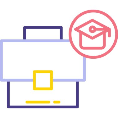 Modern eğitim ikonunun vektör illüstrasyonu