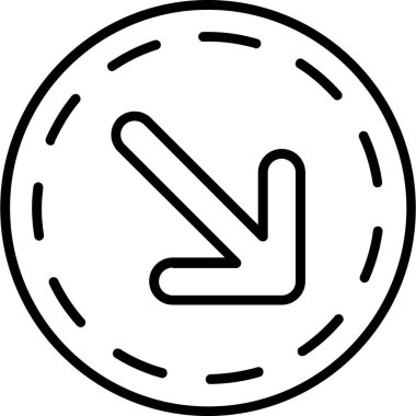 Yön. Web simgesi basit illüstrasyon