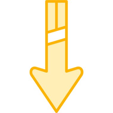 ok yönü simgesi doldurulmuş - taslak biçimi