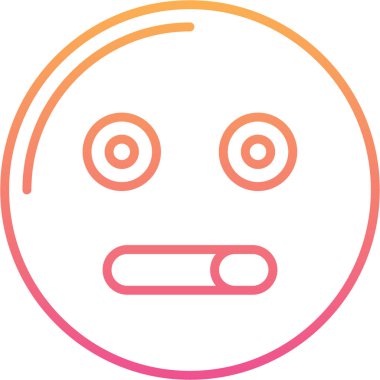 emoji simgesinin vektör illüstrasyonu