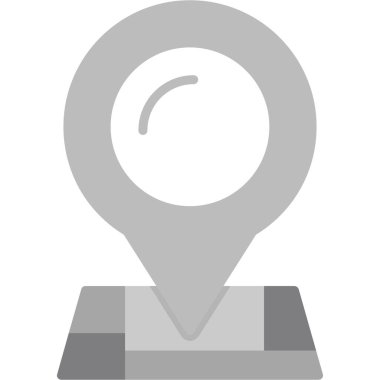 konum haritası konum simgesi ana hat biçiminde