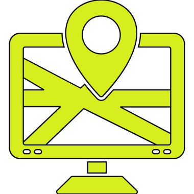 konum haritası simgesi