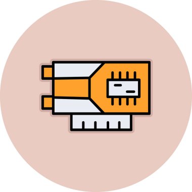 Robot simgesinin vektör illüstrasyonu