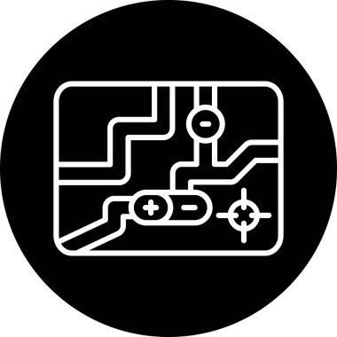 Seo simgesinin vektör illüstrasyonu