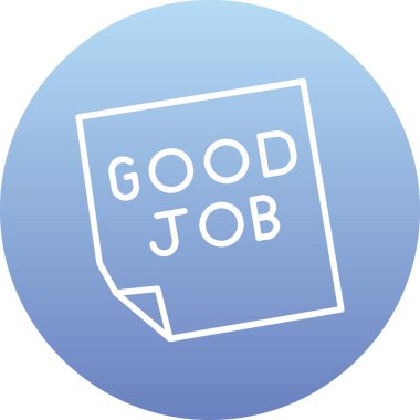 iyi iş izole vektör simgesi kolayca düzenleyebilir veya düzenleyebilirsiniz