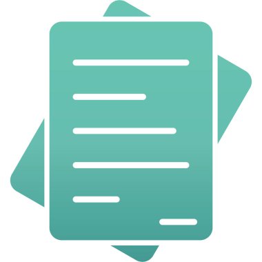 belge simgesi, vektör çizimi