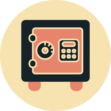 Seo ve teknoloji simgesinin vektör illüstrasyonu