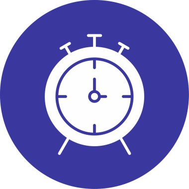 Saat simgesinin vektör illüstrasyonu