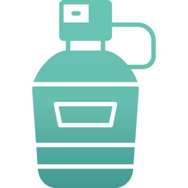 Modern gaz ikonunun vektör illüstrasyonu