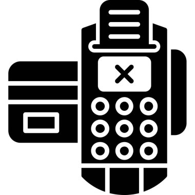 Ödeme terminal terminal simgesi simgesi