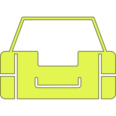 Araba simgesi, basit tarzı