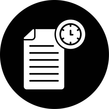 vektör simge saatin