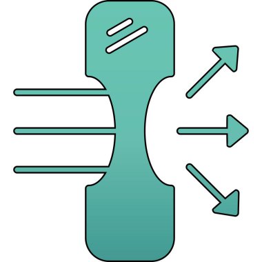 ok simgesi vektör illüstrasyonu