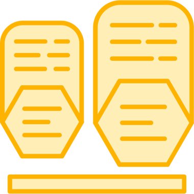 Bir kitap simgesinin vektör illüstrasyonu