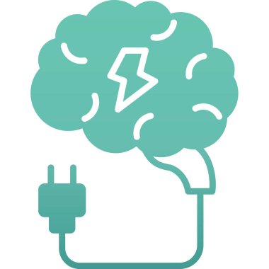 elektrik araba şarj simgesi düz stil