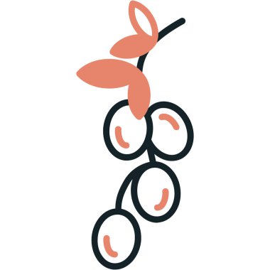 Modern çiçeğin vektör illüstrasyonu