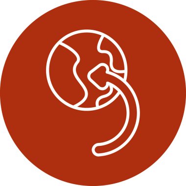 Gezegen simge vektör çizim