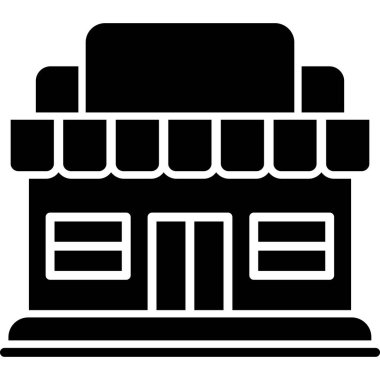 Bina. Web simgesi basit tasarım