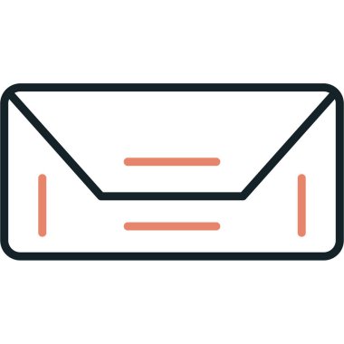 zarf mektup e- posta vektör çizimi