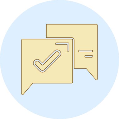 İşaretleme simgesinin vektör illüstrasyonu