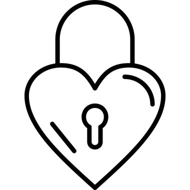 Kalp simgesini ana hatlara kilitle