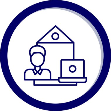 İş adamlarının vektör illüstrasyonu