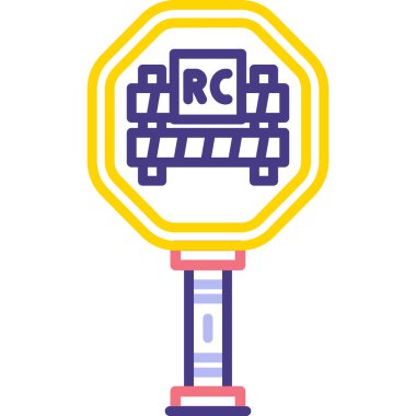 Modern oto tamir simgesinin vektör illüstrasyonu